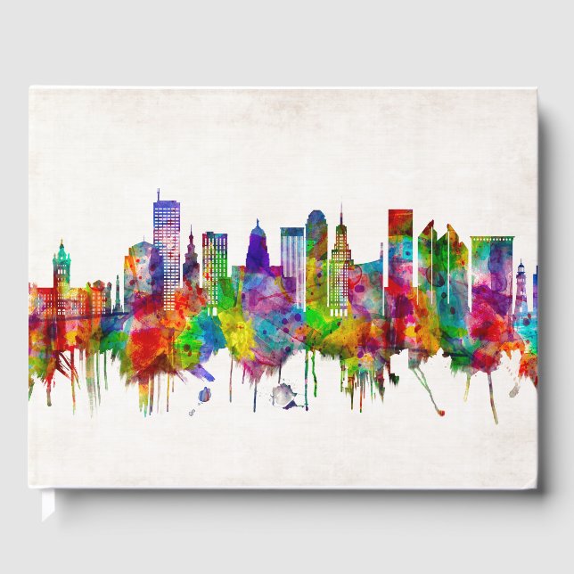 Buffalo New York Skyline Gästböcker (Framsida)