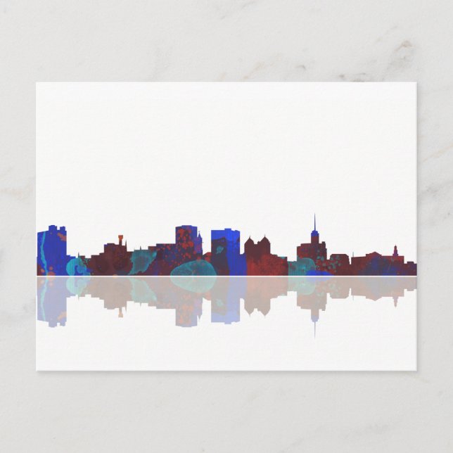 Buffalo New York-skyline Vykort (Framsida)