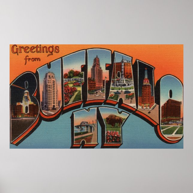 Buffalo, New York - Stora Brev Scenes Poster (Framsidan)