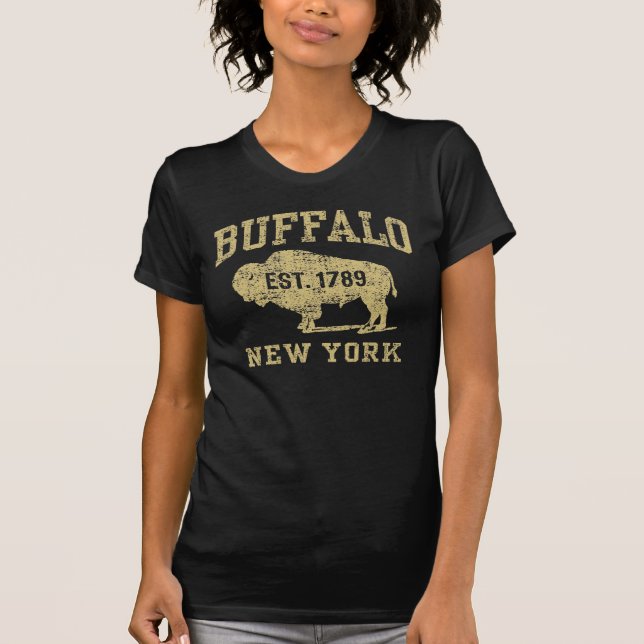 Buffalo New York Tee Shirt (Framsida)