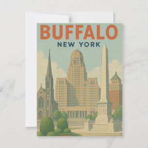 Buffalo New York Vykort