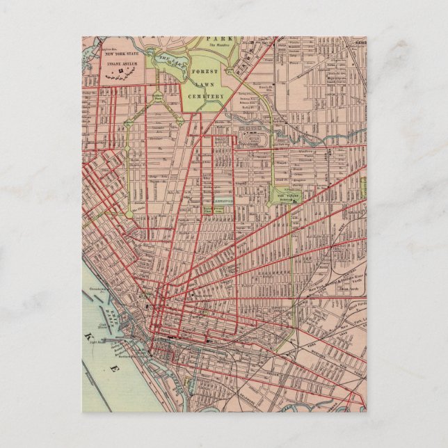 Buffalo, New York Vykort (Framsida)