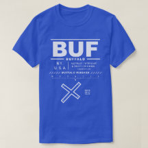 Buffalo Niagara Internationell flygplats BUF T-Shi
