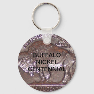 BUFFALO NICKEL CENTENNIAL NYCKELRING