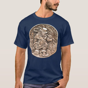 Buffalo Nickel Hobo LeprechaunCoin Collectors T Shirt