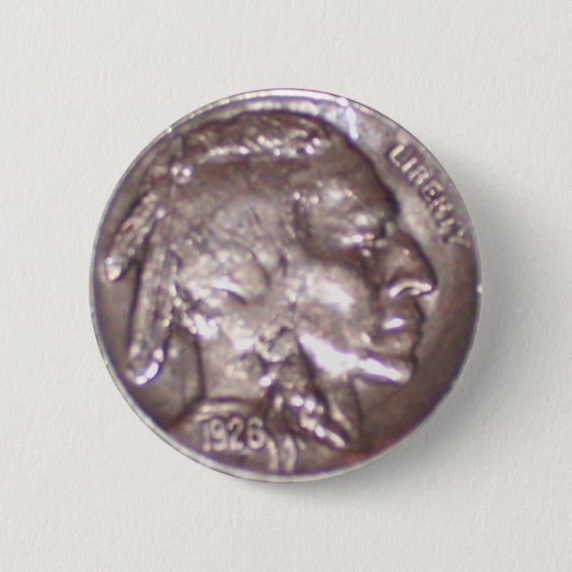 Buffalo Nickel Knapp (Framsida)