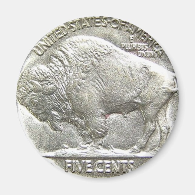 BUFFALO NICKEL MAGNET (Framsidan)