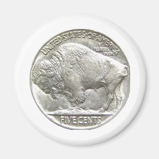 BUFFALO NICKEL MAGNET (Framsidan)