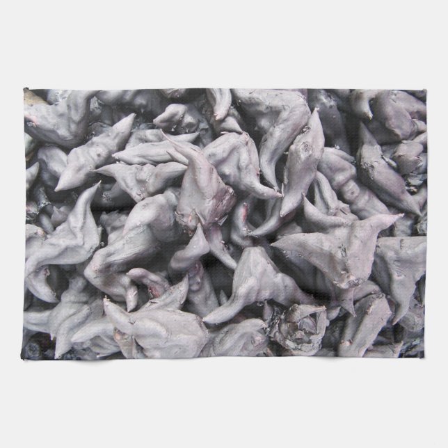 Buffalo Nöt - Vatten Caltrop Kökshandduk (Horisontell)