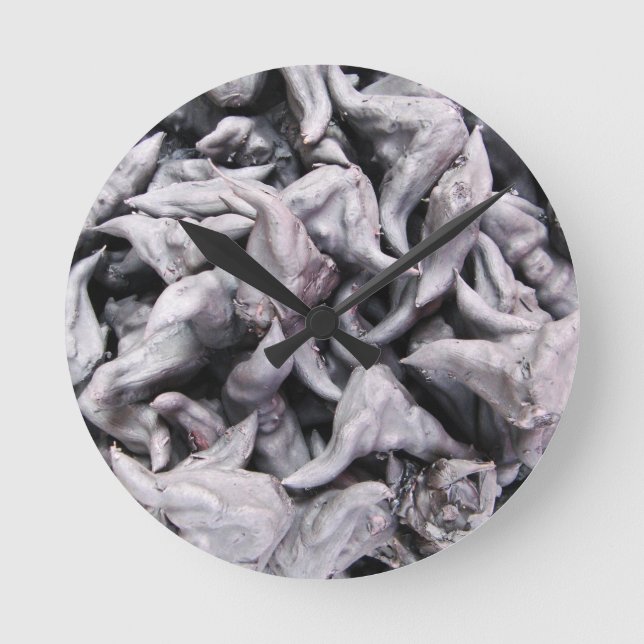 Buffalo Nöt - Vatten Caltrop Rund Klocka (Framsida)