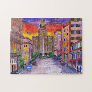Buffalo NY City Hall Mary Kunz Goldman Art Pussel