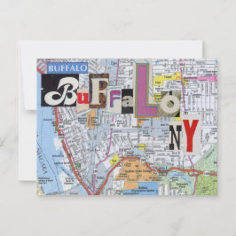 Buffalo NY Collage Postcard Vykort
