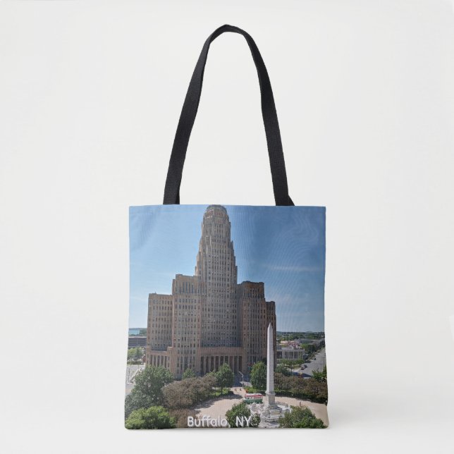 Buffalo, NY Tote Bag Tygkasse (Framsida)