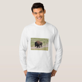 Buffalo på resande fot, fotografi t-shirt