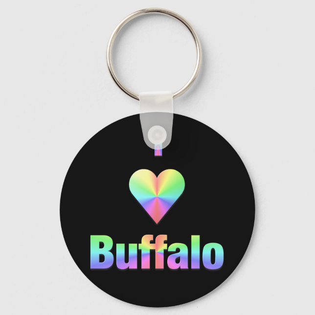 Buffalo - Pastels Nyckelring (Framsida)