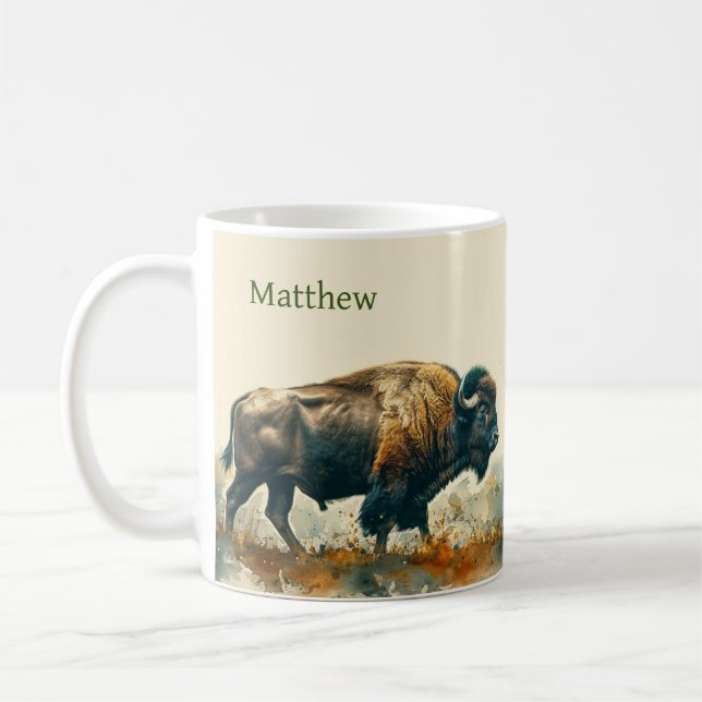 Buffalo Personlig Coffee Mugg (Vänster)