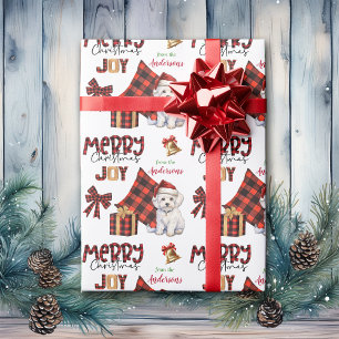 Buffalo Plade Maltesisk Hund jul Presentpapper