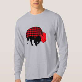 Buffalo Plaid Bison skjorta T Shirt