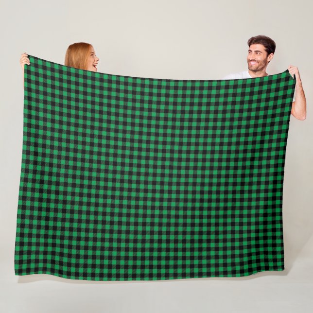 Buffalo Plaid Fleece Blanket (På plats)