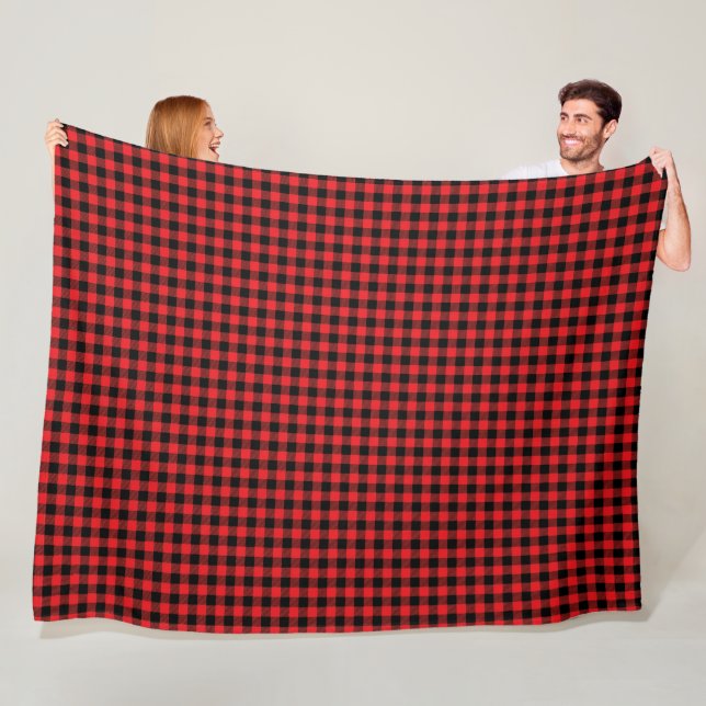 Buffalo Plaid Fleece Blanket (På plats)