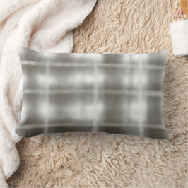buffalo plaid grått white tartan vattencolor rusti lumbarkudde