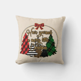 Buffalo plaid jul Pillow" Kudde