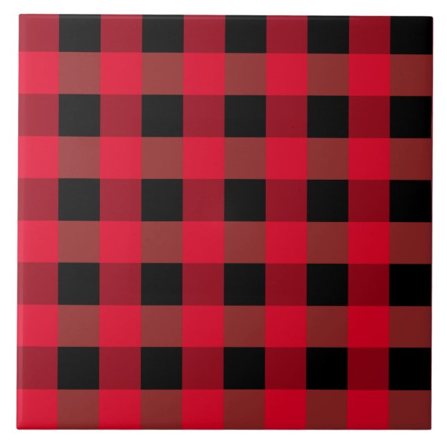 Buffalo plaid kakelplatta (Framsidan)