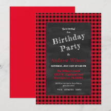 Buffalo plaid party