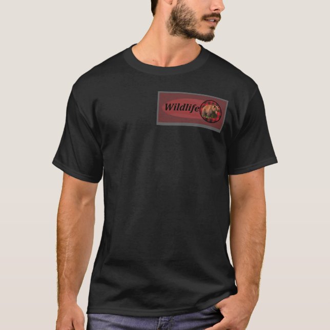 Buffalo Plaid Vilda Liv Björn T-Shirt (Framsida)