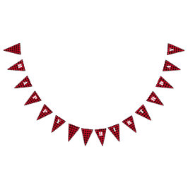 Buffalo plaid vimplar