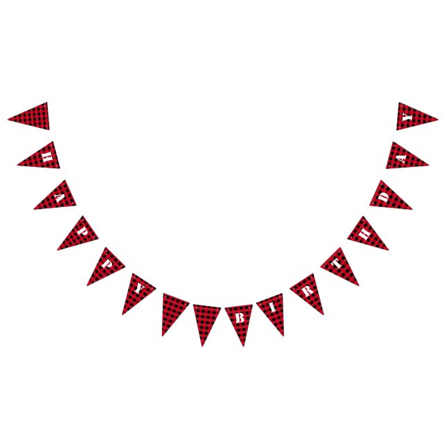 Buffalo plaid vimplar (Alla)