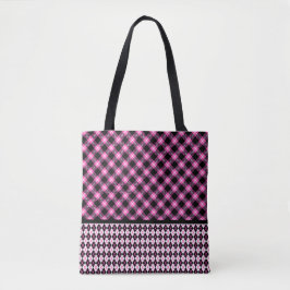 Buffalo Play & Argyle i Fuchsia & Black Tygkasse