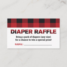 Buffalo Play Baby Shower Diaper Raffle Card Tilläggskort