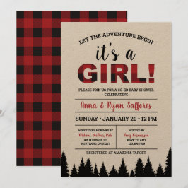 Buffalo Play Baby Shower-inbjudan - det är en flic Inbjudningar