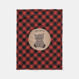 Buffalo Play Bear Kids Fleece Blanket