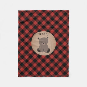 Buffalo Play Bear Kids Fleece Blanket