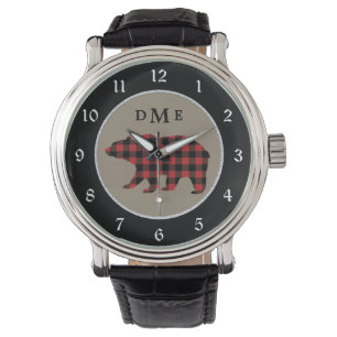 Buffalo Play Bear Monogram Armbandsur
