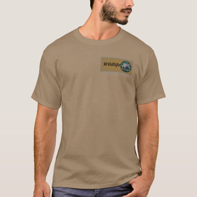 Buffalo Play Bear Vilda djur T-Shirt (Framsida)
