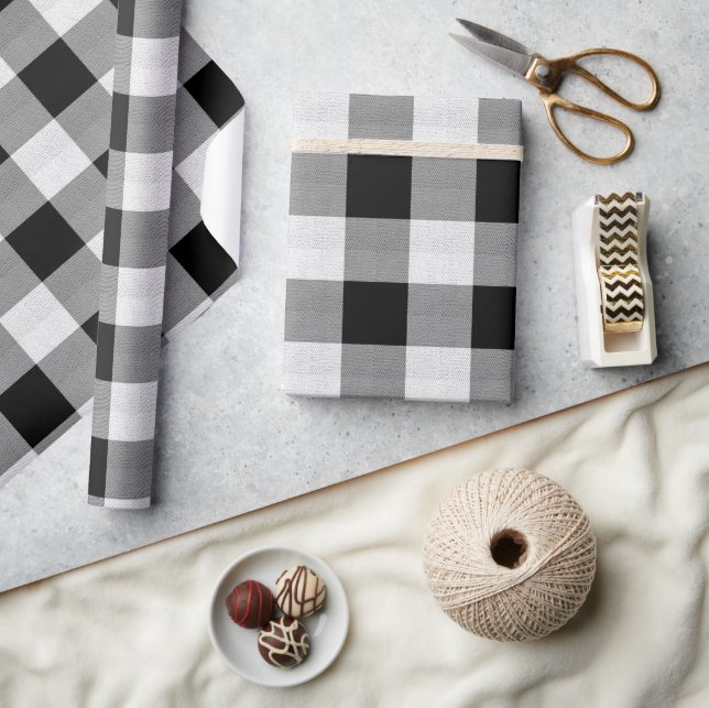 Buffalo Play Black and White ID603 Presentpapper (Hantverk)