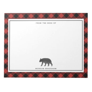 Buffalo Play Black Bear Personlig Anteckningsblock