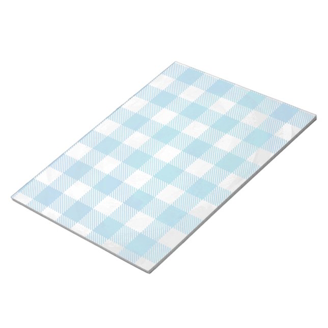 Buffalo Play Blue och White Anteckningsblock (Vinklad)