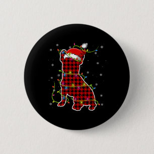 Buffalo Play Bulldog Santa jul Pajama Match Knapp