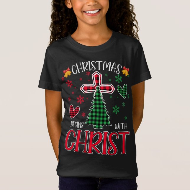 Buffalo Play Christian Jesus Begins Wit T Shirt (Framsida)