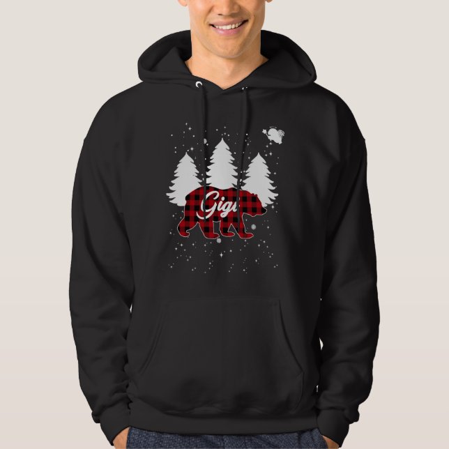 Buffalo Play Gigi Bear Julgran Pajama Fami Hoodie (Framsida)