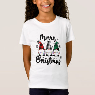 Buffalo Play Gnomes Black God jul T Shirt