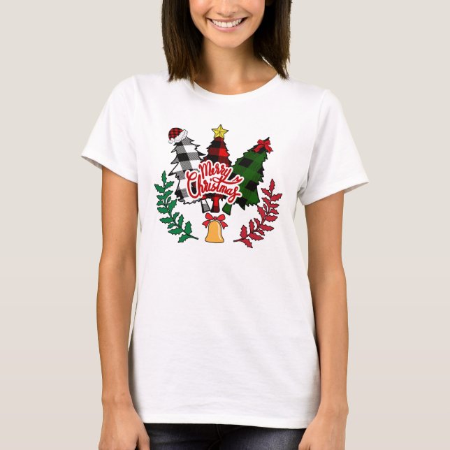 Buffalo Play God jul Gräs med Bell T Shirt (Framsida)