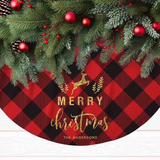Buffalo Play God jul Monogram Julgransmatta Borstad Polyester (Skapare uppladdad)