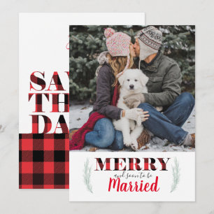 Buffalo Play God jul Photo Spara datum Inbjudningar