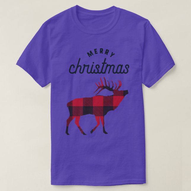 Buffalo Play God jul Reindeer Family Matc T Shirt (Design framsida)