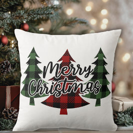 Buffalo Play God jul Träd Helgdag Kudde